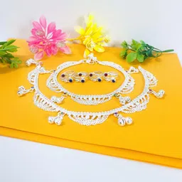 AamNa Enterprises Stone-Studded & Beaded Jewellery Set-picture-25