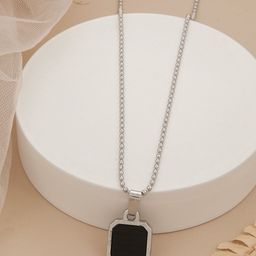 J.S ENTERPRISES Unisex Square Pendants with Chains-picture-13