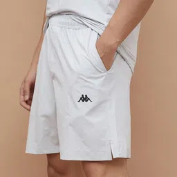 Kappa Men Solid Regular Fit Mid-Rise Shorts image 4