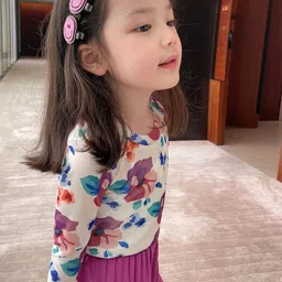 LULU & SKY Floral Print Top image 4