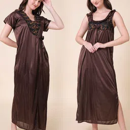 AVYAY Embroidered Maxi Nightdress-picture-37