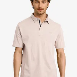 RARE RABBIT Men Solid Polo Collar Cotton T-shirt-picture-42
