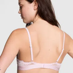 Victoria's Secret Floral Cotton Medium Coverage Push-Up Underwired Heavily Padded Bra image 2