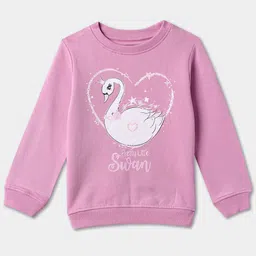 R&B Girls Graphic Printed Cotton Sweatshirt-picture-43