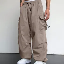 Maniac Men Loose Fit Cargo Trousers image 2