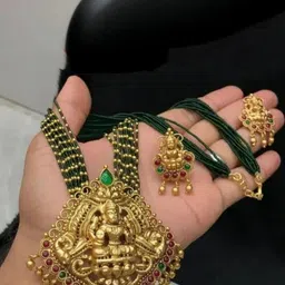 Rangrozo Jewellery Gold-Plated Stone Studded Jewellery Set-picture-36