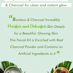 NutriGlow Naturals Set of 2 Bamboo Charcoal Face & Body Scrub 200 g Each image 5