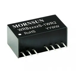 WRB2403S-1WR2 Mornsun 24V to 3.3V DC-DC Converter 1W Power Supply Module - Ultra Compact SIP Package image 1