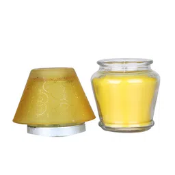 Iris Home Fragrances Yellow Pinacolada Lamp Shade Candle - 100gm image 5