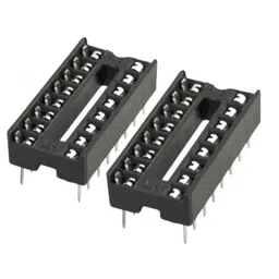 16 Pin IC Base (DIP) - 2 Pieces Pack image 1