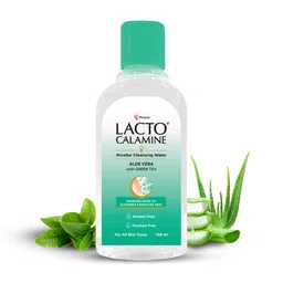 Lacto Calamine Micellar Cleansing Water with Aloe Vera & Green Tea - 100 ml-image-22