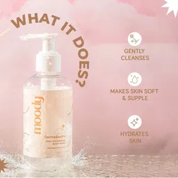 MOODY DermaSoothe Daily Nourishing Body Wash with Ceramides & Shea Butter - 200 ml image 4