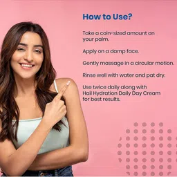 FABBEU Hail Hydration Dry Skin Face Wash 100 ml image 5