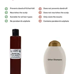 LOVE EARTH Organic Red Onion Shampoo with Reetha & Aloe Vera Extract 200 ml image 2