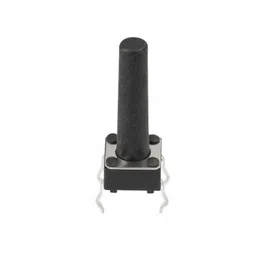 6x6x25mm Tactile 4 Pin Push Button Switch - 3 Pieces Pack image 1