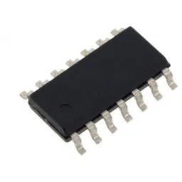 74LS38 IC - (SMD Package) Quad 2-input NAND Buffer IC (7438 IC) image 1