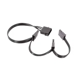 4PIN (Large) IDE 1 Input to 4 SATA Output Hard Disk Power Cord image 2