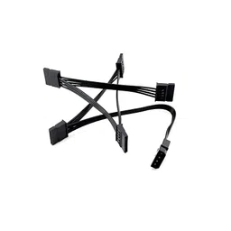 4PIN (Large) IDE 1 Input to 9 SATA Output Hard Disk Power Cord image 4