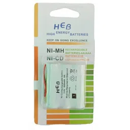 HEB 3.6V 600mAh AA Ni-Cd High Energy Rechargeable Battery for Cordless Phone image 4