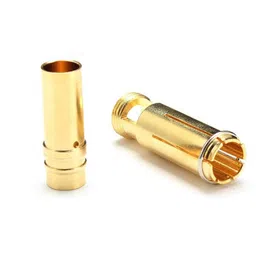 AS150 Anti Spark Self Insulating Gold Plated Bullet Connector - 1 Pair image 2