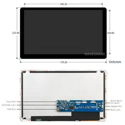 Waveshare 15.6 inch Capacitive Touch Screen LCD, 1920 x 1080, HDMI, IPS, Various Systems Support image 4