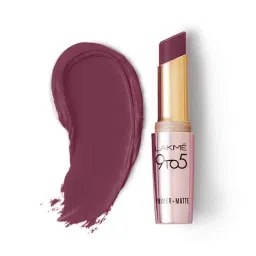 lakme 9to5 powerplay priming matte lipstick - garnet punch-image-51