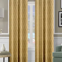 Aura Beige Set of 2 Ethnic Motifs Door Curtain-image-78