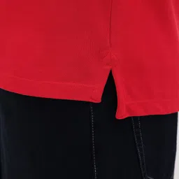The Roadster Lifestyle Co. Solid Polo Collar T-shirt image 2