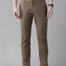 Blackberrys Men Textured Slim Fit Casual Trousers-picture-26