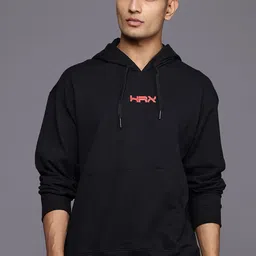 HRX by Hrithik Roshan Back Print Hooded Sweatshirt-image-83