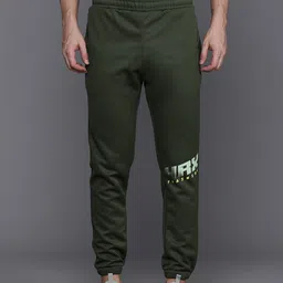 HRX by Hrithik Roshan Men Rapid-Dry Brand Logo Printed Training Joggers-picture-10