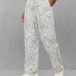 BULLMER Men Printed Relaxed-Fit Track Pants image 4
