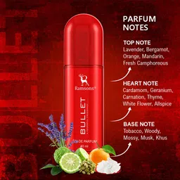 Ramsons Men Bullet Long Lasting Eau De Parfum 40ml image 2
