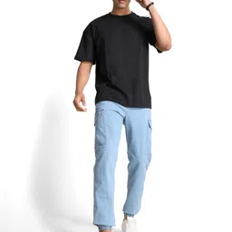 IVOC Men Classic Jogger Cargo Style Denim Jeans image 4