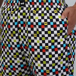 Bewakoof Men All Over Geometric Printed Lounge Pants image 2