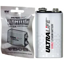 ULTRALIFE 9V Long-Life Non-Rechargeable Lithium Battery image 3