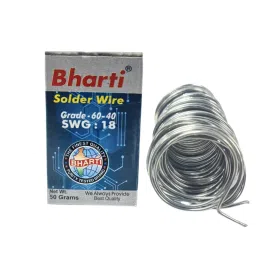 Local Bharti 50gm Aluminium Solder Wire Electronic Soldering Wire PCB Wiring Components For Repairs Easy to Use Solder Wire - RS7522Local Bharti 50gm Aluminium Solder Wire Electronic Soldering Wire PCB Wiring Components For Repairs Easy to Use Solder Wire - RS7522 image 1