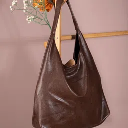 Styli PU Structured Hobo Bag with Pouch image 1