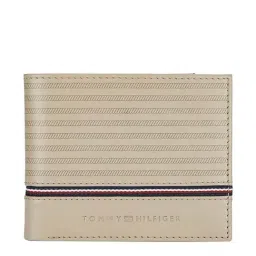 Tommy Hilfiger Darian Beige Casual Leather Bi-Fold Wallet for Men-picture-24