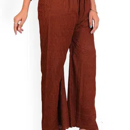 SRISARAS Women Mid Rise Relexed Fit Trousers image 3