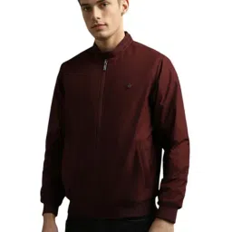Louis Philippe Maroon Regular Fit Jacket image 3