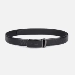 Van Heusen Black Textured Leather Casual Belt image 2