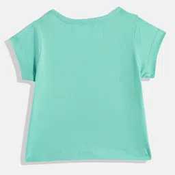 YK X Minute Mirth Infant Girls Printed Pure Cotton Tshirt with Shorts image 2