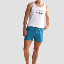 U.S. Polo Assn. Pack Of 2 Printed Pure Cotton Boxers OEX05-B32-P2 image 4