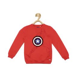 Allen Solly Junior Orange Embellished Full Sleeves Sweatshirt-picture-14