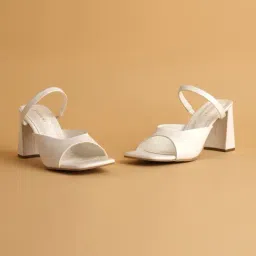 Eridani Women's Gloria White Casual Sandals-picture-13