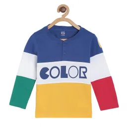 MINIKLUB Boys Multicolor Printed Full Sleeves T-Shirt image 1
