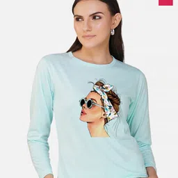 Metronaut Women 2 Printed Bio Finish Applique T-shirt-picture-37