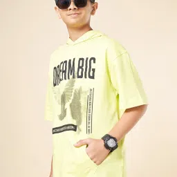 Coolsters by Pantaloons Boys Green Cotton Printed T-shirt image 1