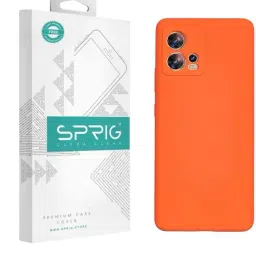 Sprig Liquid Silicone Back Cover for MOTOROLA EDGE 30 FUSION (Orange)-picture-30